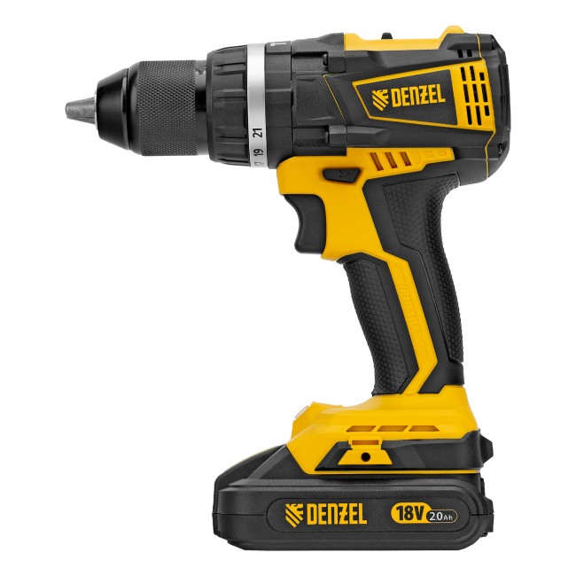 Дрель-шуруповерт аккумуляторная ударная CIDB-IB-18-02 Denzel