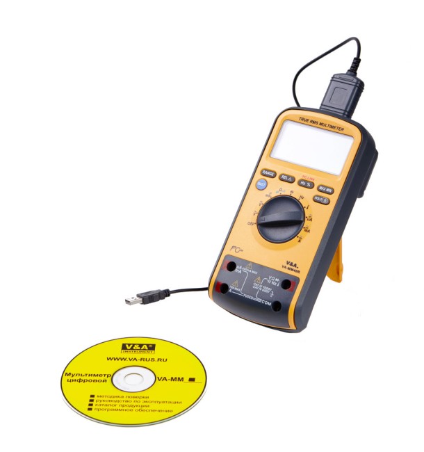 Мультиметр цифровой с повышенной защитой VA-MM40R Мультиметр цифровой с повышенной защитой VA-MM40R